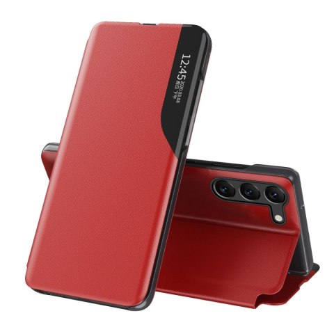 Eco Leather View Case etui do Samsung Galaxy S23+ z klapką podstawka czerwone Eco Leather View Case etui do Samsung Galaxy S23+ z klapką podstawka czerwone