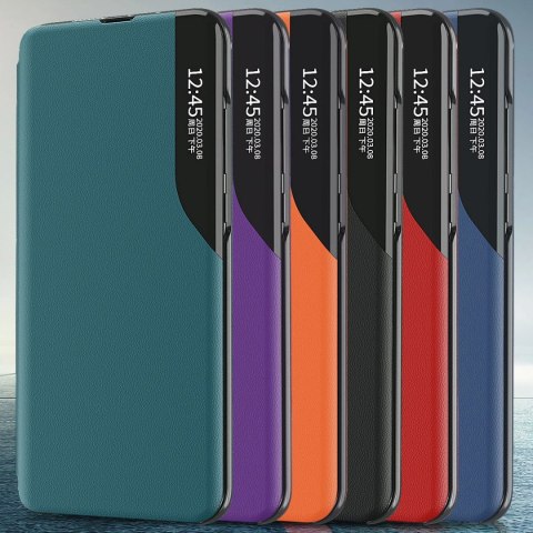 Eco Leather View Case etui do Samsung Galaxy S23+ z klapką podstawka niebieskie Eco Leather View Case etui do Samsung Galaxy S23+ z klapką podstawka niebieskie