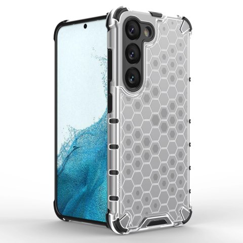Honeycomb etui do Samsung Galaxy S23 pancerny hybrydowy pokrowiec czarne Honeycomb etui do Samsung Galaxy S23 pancerny hybrydowy pokrowiec czarne