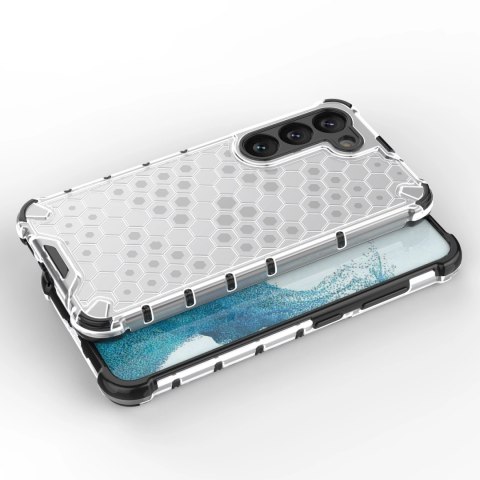 Honeycomb etui do Samsung Galaxy S23 pancerny hybrydowy pokrowiec czarne Honeycomb etui do Samsung Galaxy S23 pancerny hybrydowy pokrowiec czarne