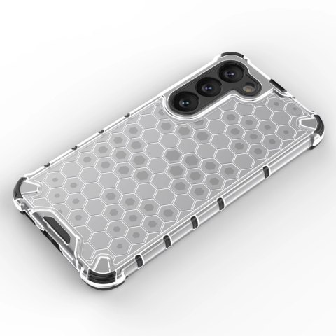 Honeycomb etui do Samsung Galaxy S23 pancerny hybrydowy pokrowiec czarne Honeycomb etui do Samsung Galaxy S23 pancerny hybrydowy pokrowiec czarne