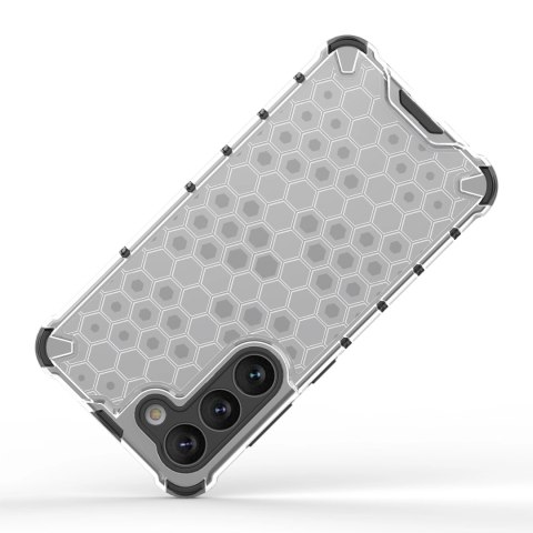 Honeycomb etui do Samsung Galaxy S23 pancerny hybrydowy pokrowiec czarne Honeycomb etui do Samsung Galaxy S23 pancerny hybrydowy pokrowiec czarne