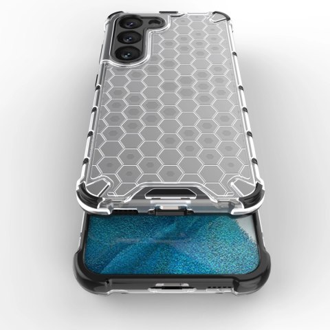 Honeycomb etui do Samsung Galaxy S23 pancerny hybrydowy pokrowiec czarne Honeycomb etui do Samsung Galaxy S23 pancerny hybrydowy pokrowiec czarne
