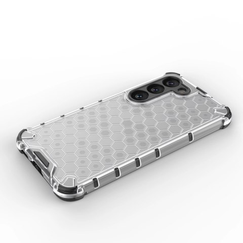 Honeycomb etui do Samsung Galaxy S23 pancerny hybrydowy pokrowiec czarne Honeycomb etui do Samsung Galaxy S23 pancerny hybrydowy pokrowiec czarne
