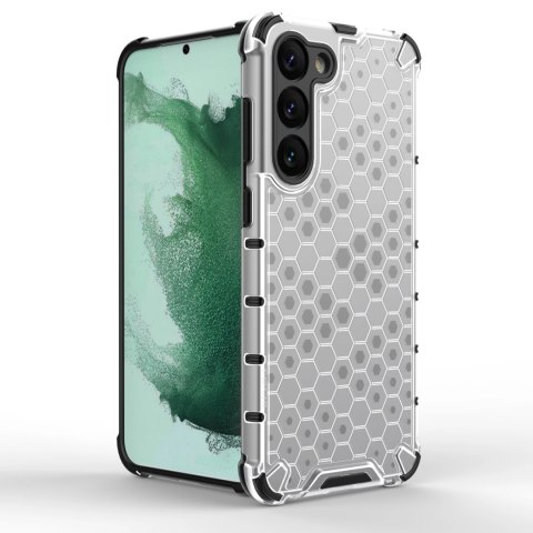 Honeycomb etui do Samsung Galaxy S23+ pancerny hybrydowy pokrowiec niebieskie Honeycomb etui do Samsung Galaxy S23+ pancerny hybrydowy pokrowiec niebieskie