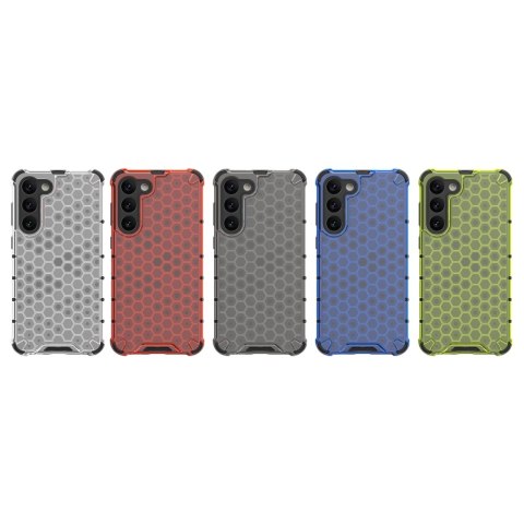 Honeycomb etui do Samsung Galaxy S23+ pancerny hybrydowy pokrowiec niebieskie Honeycomb etui do Samsung Galaxy S23+ pancerny hybrydowy pokrowiec niebieskie