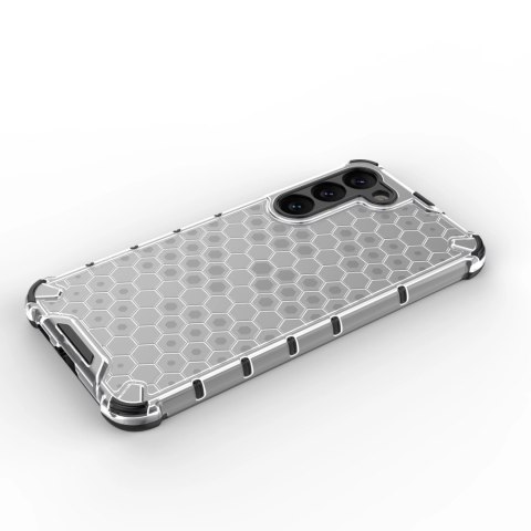 Honeycomb etui do Samsung Galaxy S23+ pancerny hybrydowy pokrowiec niebieskie Honeycomb etui do Samsung Galaxy S23+ pancerny hybrydowy pokrowiec niebieskie