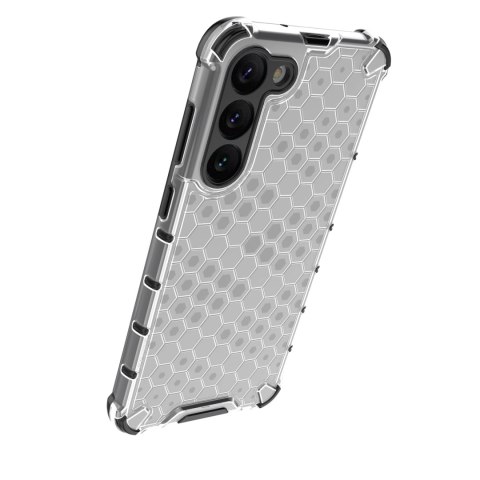Honeycomb etui do Samsung Galaxy S23+ pancerny hybrydowy pokrowiec niebieskie Honeycomb etui do Samsung Galaxy S23+ pancerny hybrydowy pokrowiec niebieskie