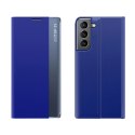 New Sleep Case etui do Samsung Galaxy S23+ pokrowiec z klapką podstawka niebieskie