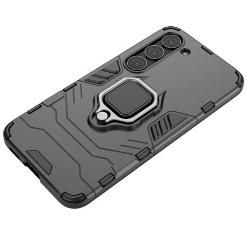 Ring Armor etui do Samsung Galaxy S23 pancerny pokrowiec uchwyt magnetyczny ring czarne Ring Armor etui do Samsung Galaxy S23 pancerny pokrowiec uchwyt magnetyczny ring czarne