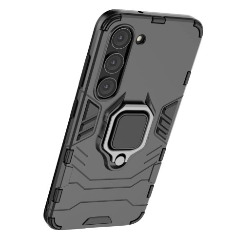 Ring Armor etui do Samsung Galaxy S23 pancerny pokrowiec uchwyt magnetyczny ring czarne Ring Armor etui do Samsung Galaxy S23 pancerny pokrowiec uchwyt magnetyczny ring czarne