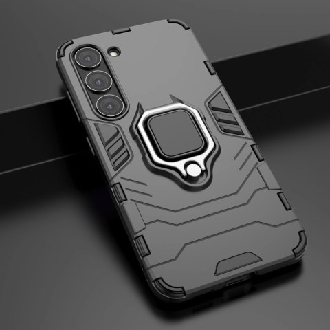 Ring Armor etui do Samsung Galaxy S23 pancerny pokrowiec uchwyt magnetyczny ring czarne Ring Armor etui do Samsung Galaxy S23 pancerny pokrowiec uchwyt magnetyczny ring czarne