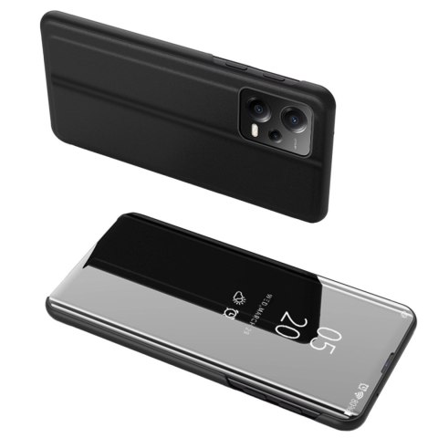 Clear View Case etui do Xiaomi Redmi Note 12 Pro / Poco X5 Pro 5G pokrowiec z klapką czarne Clear View Case etui do Xiaomi Redmi Note 12 Pro / Poco X5 Pro 5G pokrowiec z klapką czarne