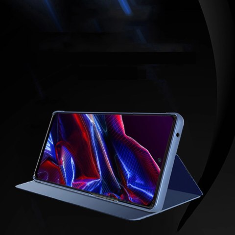 Clear View Case etui do Xiaomi Redmi Note 12 Pro / Poco X5 Pro 5G pokrowiec z klapką czarne Clear View Case etui do Xiaomi Redmi Note 12 Pro / Poco X5 Pro 5G pokrowiec z klapką czarne