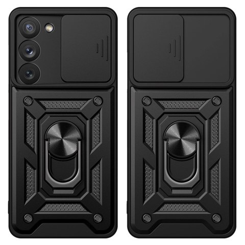Hybrid Armor Camshield etui do Samsung Galaxy A14 pancerny pokrowiec z osłoną na aparat niebieskie Hybrid Armor Camshield etui do Samsung Galaxy A14 pancerny pokrowiec z osłoną na aparat niebieskie