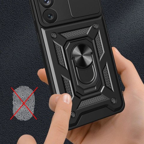 Hybrid Armor Camshield etui do Samsung Galaxy A14 pancerny pokrowiec z osłoną na aparat różowe Hybrid Armor Camshield etui do Samsung Galaxy A14 pancerny pokrowiec z osłoną na aparat różowe