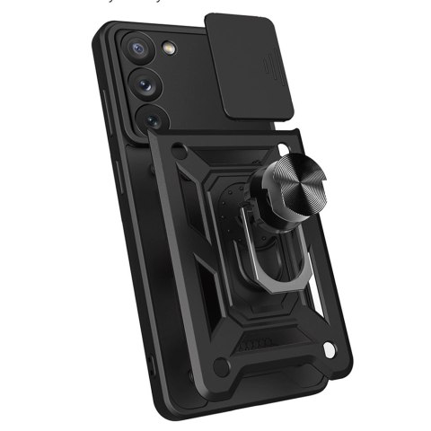 Hybrid Armor Camshield etui do Samsung Galaxy A14 pancerny pokrowiec z osłoną na aparat różowe Hybrid Armor Camshield etui do Samsung Galaxy A14 pancerny pokrowiec z osłoną na aparat różowe