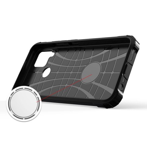 Hybrid Armor etui Realme 10 5G / Realme 9i 5G pancerny hybrydowy pokrowiec czarne Hybrid Armor etui Realme 10 5G / Realme 9i 5G pancerny hybrydowy pokrowiec czarne