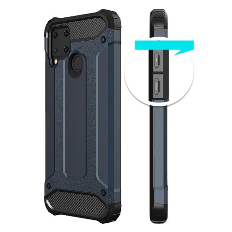 Hybrid Armor etui Realme 10 5G / Realme 9i 5G pancerny hybrydowy pokrowiec czarne Hybrid Armor etui Realme 10 5G / Realme 9i 5G pancerny hybrydowy pokrowiec czarne