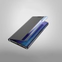 New Sleep Case etui do Xiaomi Redmi 11A / Poco C55 / Redmi 12C pokrowiec z klapką podstawka czarne