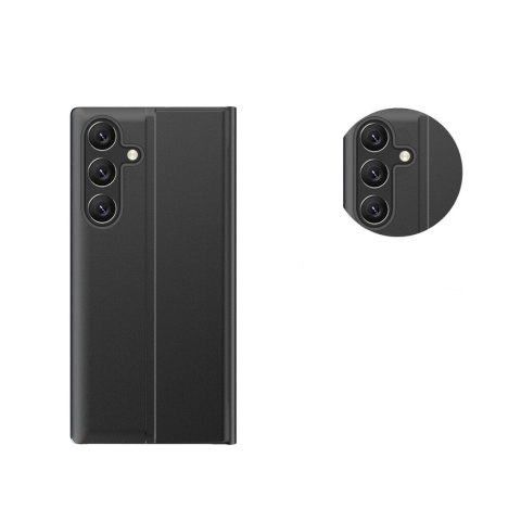 New Sleep Case etui do Xiaomi Redmi 11A / Poco C55 / Redmi 12C pokrowiec z klapką podstawka czarne New Sleep Case etui do Xiaomi Redmi 11A / Poco C55 / Redmi 12C pokrowiec z klapką podstawka czarne