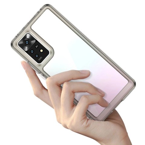 Outer Space Case etui Xiaomi Poco X5 5G / Redmi Note 12 5G pokrowiec z elastyczną ramką czarne Outer Space Case etui Xiaomi Poco X5 5G / Redmi Note 12 5G pokrowiec z elastyczną ramką czarne