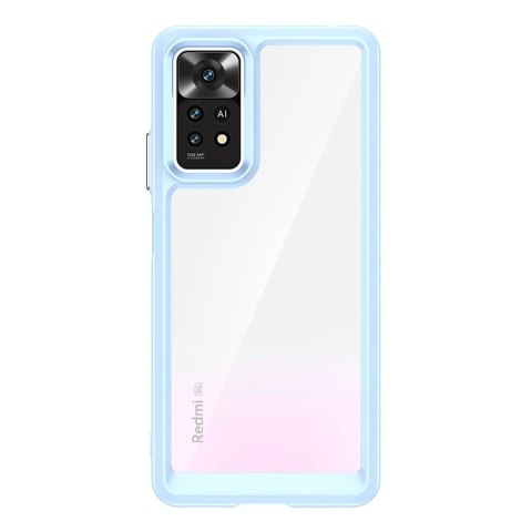 Outer Space Case etui Xiaomi Poco X5 5G / Redmi Note 12 5G pokrowiec z elastyczną ramką niebieskie Outer Space Case etui Xiaomi Poco X5 5G / Redmi Note 12 5G pokrowiec z elastyczną ramką niebieskie