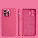 Silicone case etui Samsung Galaxy A14 5G / Galaxy A14 silikonowy pokrowiec różowe