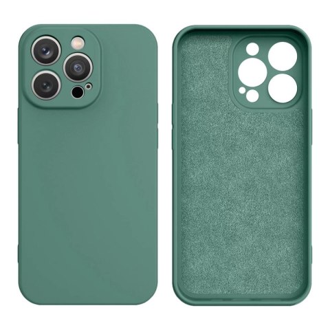 Silicone case etui Samsung Galaxy A14 5G / Galaxy A14 silikonowy pokrowiec zielone Silicone case etui Samsung Galaxy A14 5G / Galaxy A14 silikonowy pokrowiec zielone