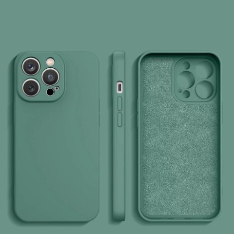 Silicone case etui Samsung Galaxy A14 5G / Galaxy A14 silikonowy pokrowiec zielone Silicone case etui Samsung Galaxy A14 5G / Galaxy A14 silikonowy pokrowiec zielone