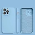 Silicone case etui Samsung Galaxy A54 5G silikonowy pokrowiec jasnoniebieskie