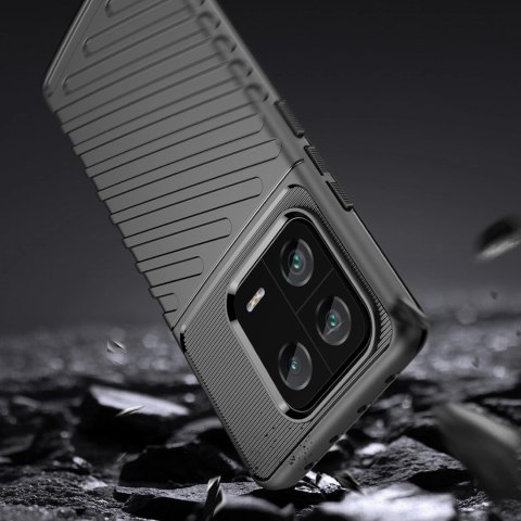 Thunder Case etui do Xiaomi 13 Pro silikonowy pancerny pokrowiec czarne Thunder Case etui do Xiaomi 13 Pro silikonowy pancerny pokrowiec czarne