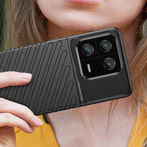Thunder Case etui do Xiaomi 13 Pro silikonowy pancerny pokrowiec czarne Thunder Case etui do Xiaomi 13 Pro silikonowy pancerny pokrowiec czarne