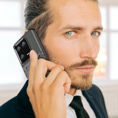 Thunder Case etui do Xiaomi 13 Pro silikonowy pancerny pokrowiec czarne Thunder Case etui do Xiaomi 13 Pro silikonowy pancerny pokrowiec czarne