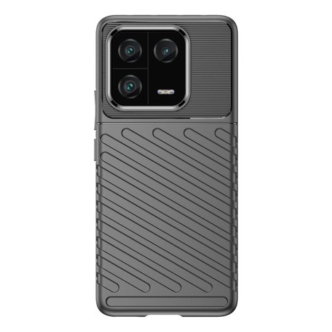 Thunder Case etui do Xiaomi 13 Pro silikonowy pancerny pokrowiec czarne Thunder Case etui do Xiaomi 13 Pro silikonowy pancerny pokrowiec czarne