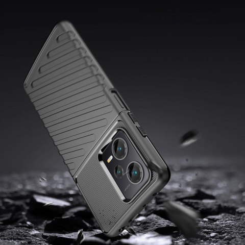 Thunder Case etui do Xiaomi Redmi Note 12 Pro+ silikonowy pancerny pokrowiec czarne Thunder Case etui do Xiaomi Redmi Note 12 Pro+ silikonowy pancerny pokrowiec czarne