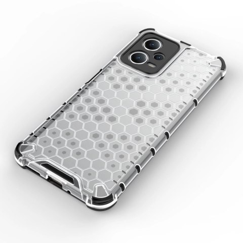Honeycomb etui do Xiaomi Redmi Note 12 5G / Poco X5 5G pancerny hybrydowy pokrowiec czarne Honeycomb etui do Xiaomi Redmi Note 12 5G / Poco X5 5G pancerny hybrydowy pokrowiec czarne