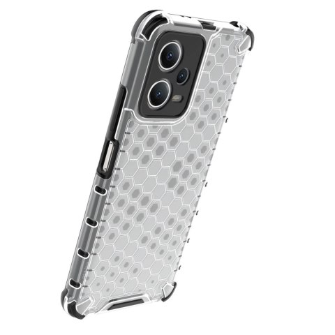 Honeycomb etui do Xiaomi Redmi Note 12 5G / Poco X5 5G pancerny hybrydowy pokrowiec czarne Honeycomb etui do Xiaomi Redmi Note 12 5G / Poco X5 5G pancerny hybrydowy pokrowiec czarne