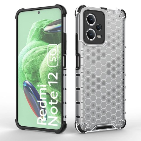 Honeycomb etui do Xiaomi Redmi Note 12 5G / Poco X5 5G pancerny hybrydowy pokrowiec niebieskie Honeycomb etui do Xiaomi Redmi Note 12 5G / Poco X5 5G pancerny hybrydowy pokrowiec niebieskie