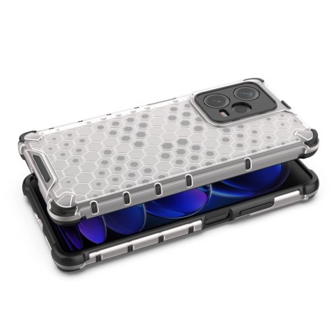 Honeycomb etui do Xiaomi Redmi Note 12 Pro+ pancerny hybrydowy pokrowiec czarne Honeycomb etui do Xiaomi Redmi Note 12 Pro+ pancerny hybrydowy pokrowiec czarne