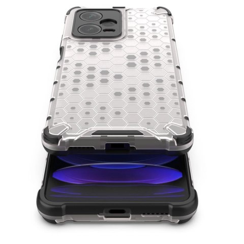 Honeycomb etui do Xiaomi Redmi Note 12 Pro+ pancerny hybrydowy pokrowiec czarne Honeycomb etui do Xiaomi Redmi Note 12 Pro+ pancerny hybrydowy pokrowiec czarne