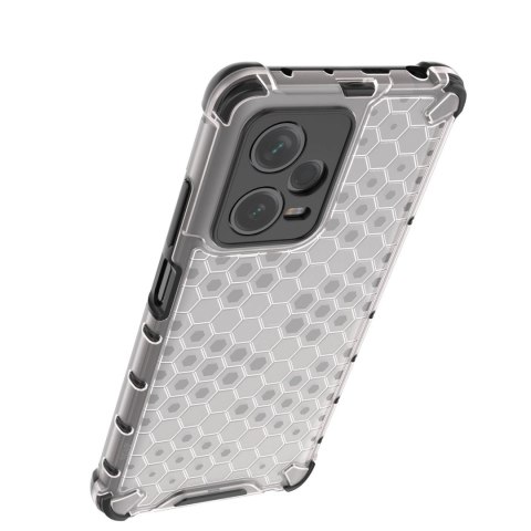 Honeycomb etui do Xiaomi Redmi Note 12 Pro+ pancerny hybrydowy pokrowiec czarne Honeycomb etui do Xiaomi Redmi Note 12 Pro+ pancerny hybrydowy pokrowiec czarne