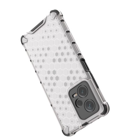 Honeycomb etui do Xiaomi Redmi Note 12 Pro+ pancerny hybrydowy pokrowiec niebieskie Honeycomb etui do Xiaomi Redmi Note 12 Pro+ pancerny hybrydowy pokrowiec niebieskie