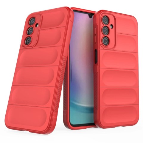 Magic Shield Case etui do Samsung Galaxy A24 4G elastyczny pancerny pokrowiec czerwone Magic Shield Case etui do Samsung Galaxy A24 4G elastyczny pancerny pokrowiec czerwone