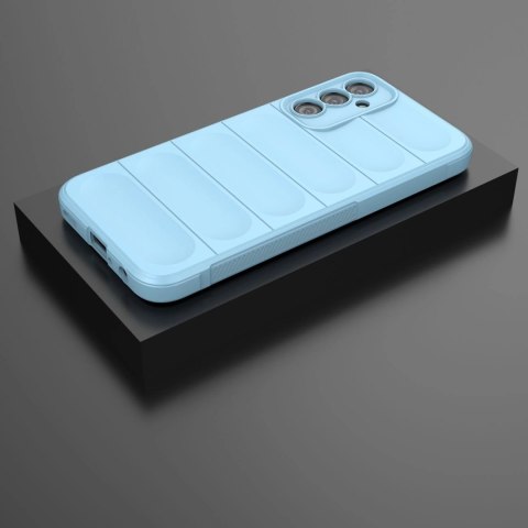 Magic Shield Case etui do Samsung Galaxy A24 4G elastyczny pancerny pokrowiec jasnoniebieskie Magic Shield Case etui do Samsung Galaxy A24 4G elastyczny pancerny pokrowiec jasnoniebieskie