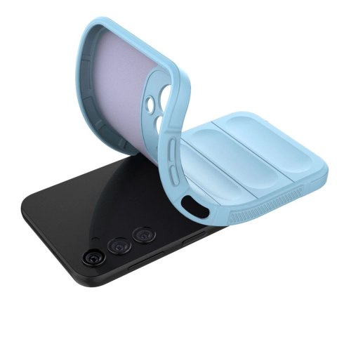 Magic Shield Case etui do Samsung Galaxy A24 4G elastyczny pancerny pokrowiec jasnoniebieskie Magic Shield Case etui do Samsung Galaxy A24 4G elastyczny pancerny pokrowiec jasnoniebieskie