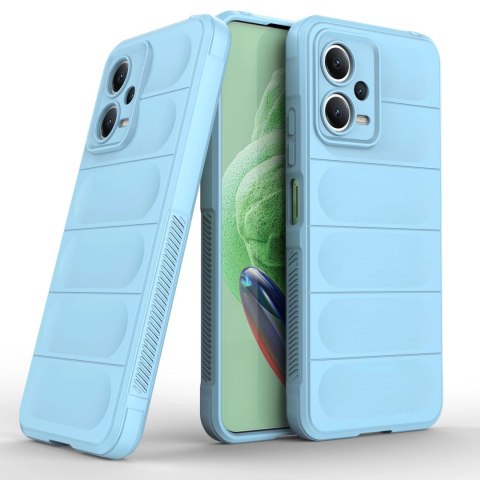 Magic Shield Case etui do Xiaomi Redmi Note 12 5G / Poco X5 5G elastyczny pancerny pokrowiec jasnoniebieskie Magic Shield Case etui do Xiaomi Redmi Note 12 5G / Poco X5 5G elastyczny pancerny pokrowiec jasnoniebieskie