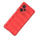 Magic Shield Case etui do Xiaomi Redmi Note 12 Pro+ elastyczny pancerny pokrowiec czerwone Magic Shield Case etui do Xiaomi Redmi Note 12 Pro+ elastyczny pancerny pokrowiec czerwone