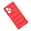 Magic Shield Case etui do Xiaomi Redmi Note 12 Pro+ elastyczny pancerny pokrowiec czerwone Magic Shield Case etui do Xiaomi Redmi Note 12 Pro+ elastyczny pancerny pokrowiec czerwone