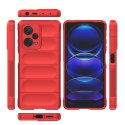 Magic Shield Case etui do Xiaomi Redmi Note 12 Pro+ elastyczny pancerny pokrowiec czerwone Magic Shield Case etui do Xiaomi Redmi Note 12 Pro+ elastyczny pancerny pokrowiec czerwone